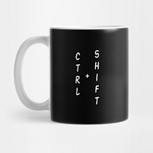 Button Ctrl Shift Mug